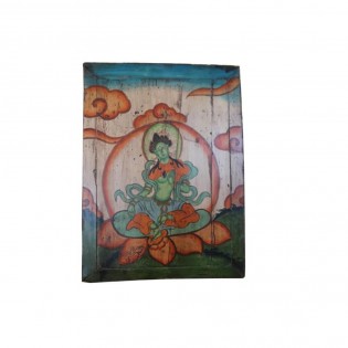 Tibet lackierte Dekorplatte