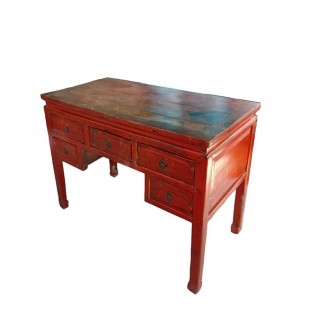 Chinesischer Schreibtisch mit Schubladen