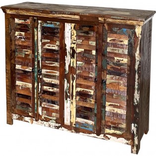 Indisches Sideboard aus recyceltem Holz