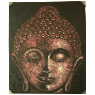 Buddha Malerei lila Basis