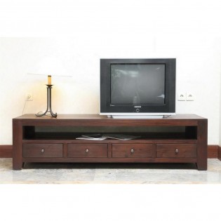 Mobile large Tv-table with 4 drawers