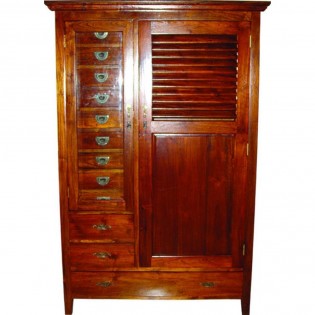 Ethnic wardrobe with drawers