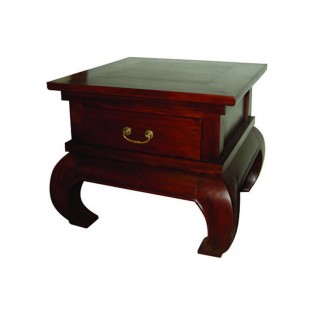 opium table with a drawer