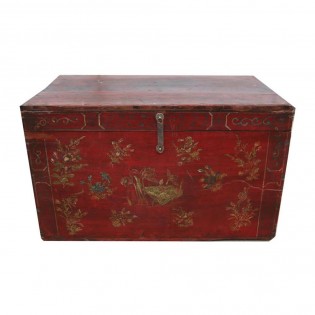 Ancient Chinese box with paintings