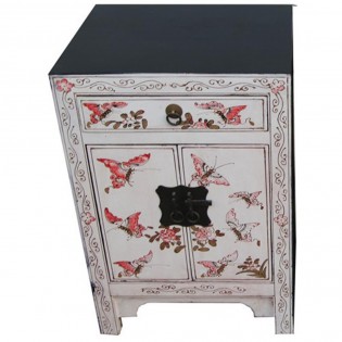 Chinese white table with decorations