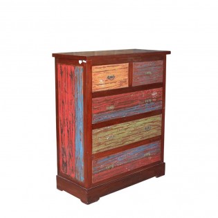 Chest Of Drawers In Reclaimed Wood