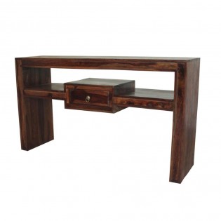 Stylized wooden console