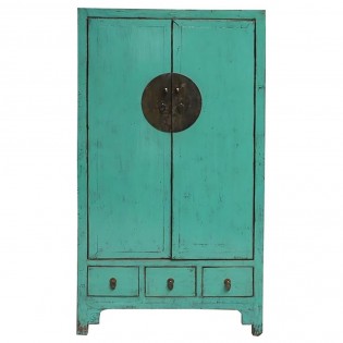 Chinese lacquered wardrobe