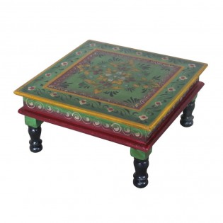 Ethnic colored coffee table