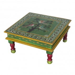 Small coffee table for ethnic living room