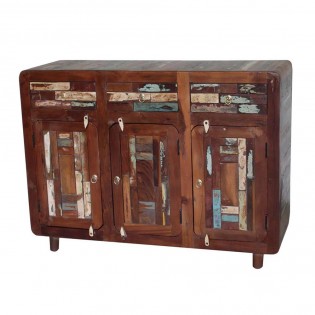 Reclaimed wood sideboard 3 drawers