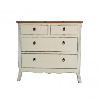 Shabby chic provencal chest of drawers