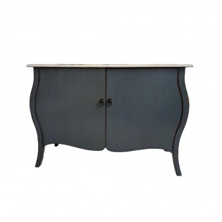 Provencal gray wooden sideboard