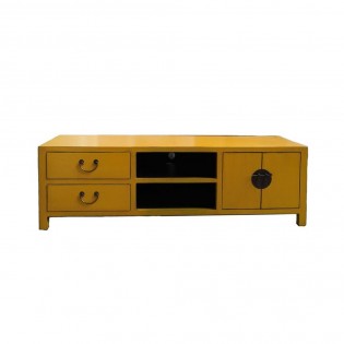 TV stand in yellow color