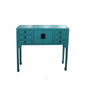 Blue color Chinese console