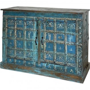 Indian ethnic sideboard in solid wood