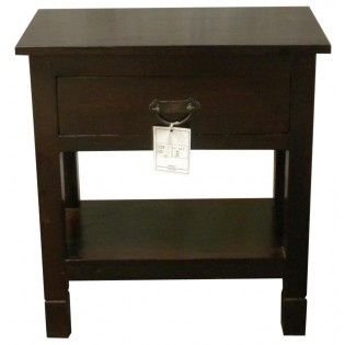 Mahogany bedside table from Indonesia