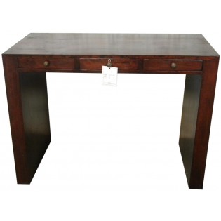 3-drawers Indonesian mahogany console