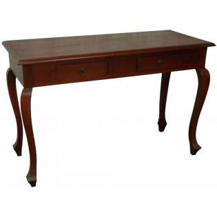 2-drawers Indonesian mahogany console