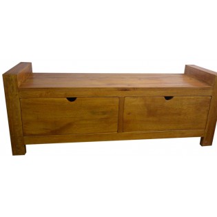 low bench with drawers
