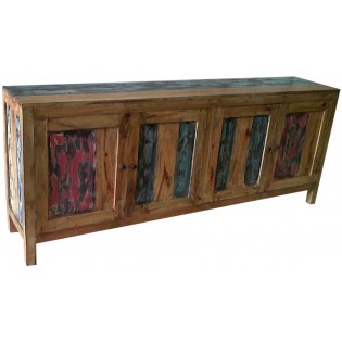 Buffet with recycled wood