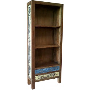 Bookcase with recycled wood