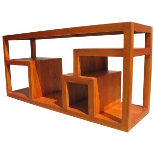 TV furniture in light mahogany