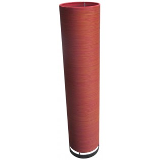 Red-fabric lamp
