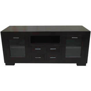 TV cabinet with glass