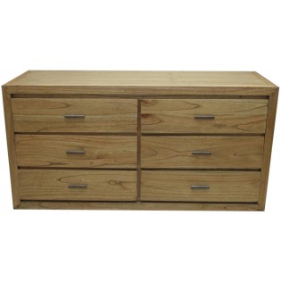 White-cedar chest of drawers
