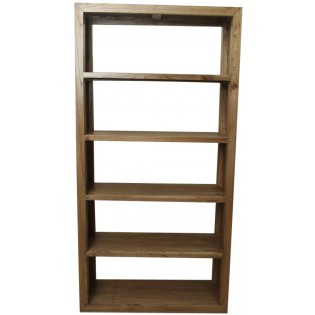 White cedar open bookcase