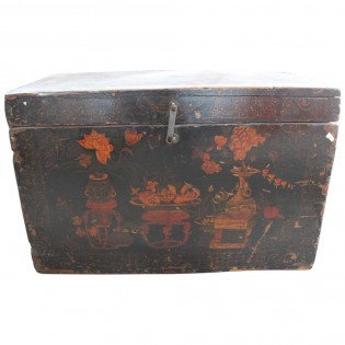 Antique painted box