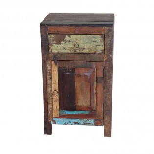Indian ethnic colored bedside table