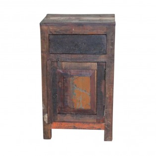 Indian ethnic painted bedside table