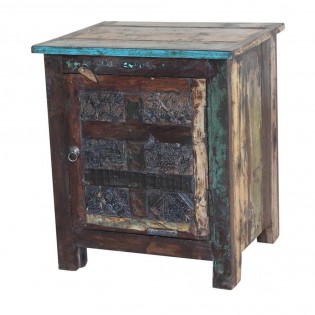 Indian ethnic decorated nightstand