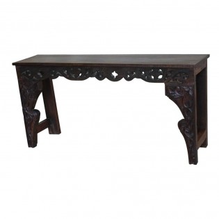 Carved ethnic Indian console
