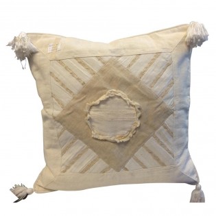 Ethnic cushion linen and cotton