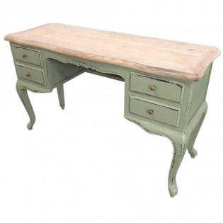 Writing shabby chic style Provencal light green