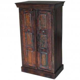 Indian carved cabinet in rosewood