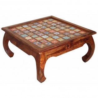 Opium coffee table with ceramic inserts