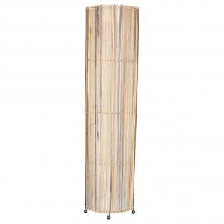 Floor ethnic lamp in bamboo