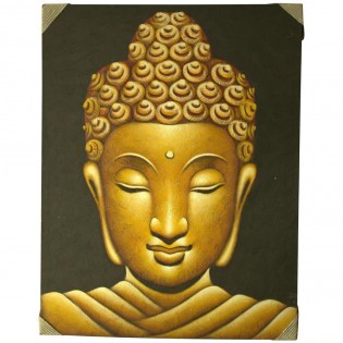Golden Buddha painting oil on canvas