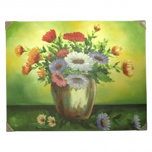 Provencal painting vase flowers