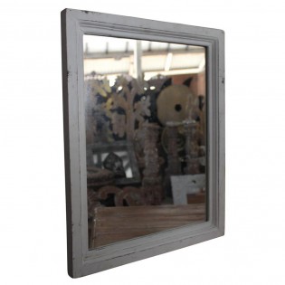 Square mirror shabby chic pickled