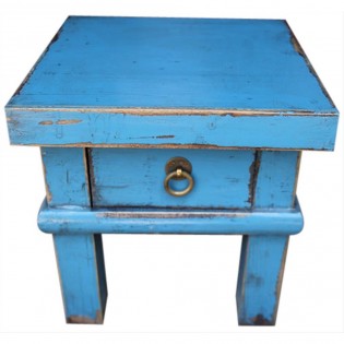Low table Chinese blue