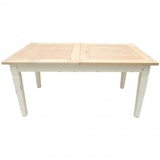 Shabby chic large extendable table