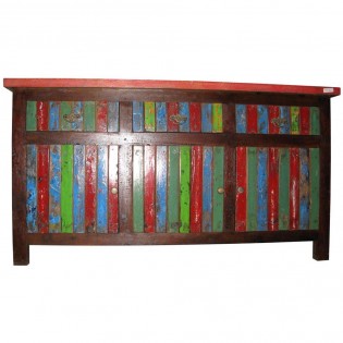 Buffet recycled wooden ethnic with three drawers