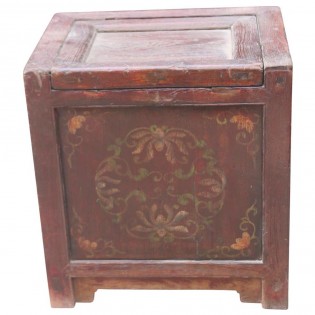 Antique chest decorated