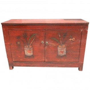 Chinese floral motifs sideboard