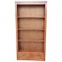 Bookcase with drawers in mahogany